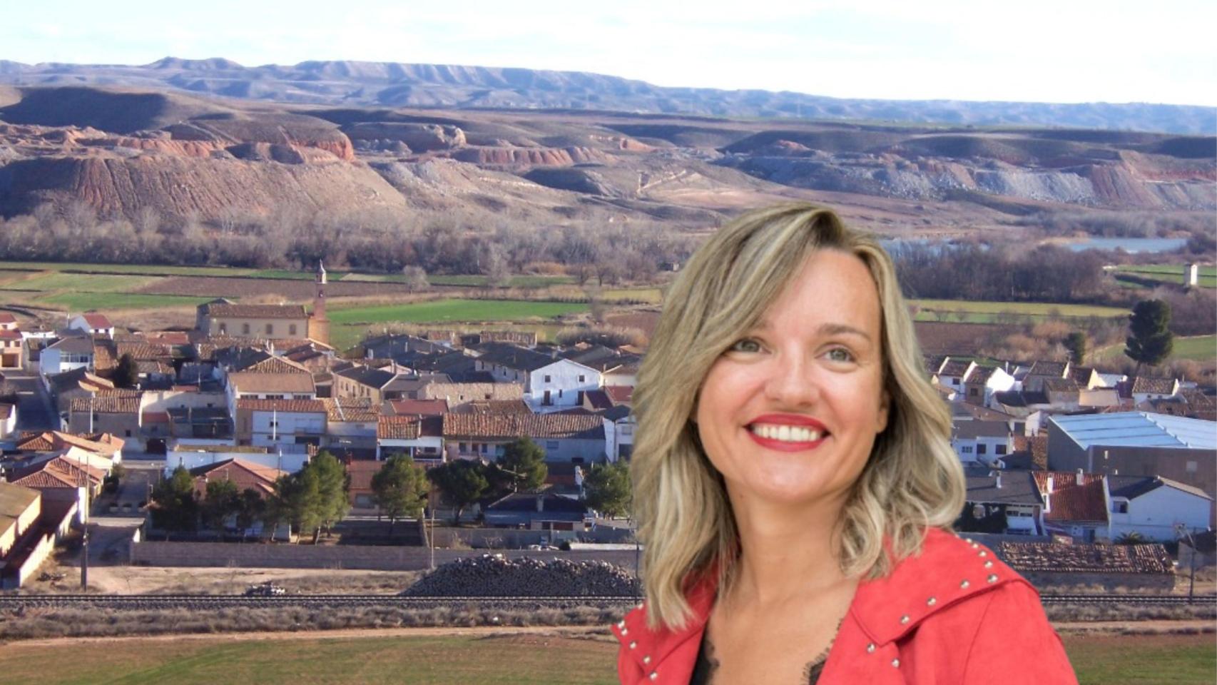 Pilar Alegría y su pueblo de fondo, La Zaida