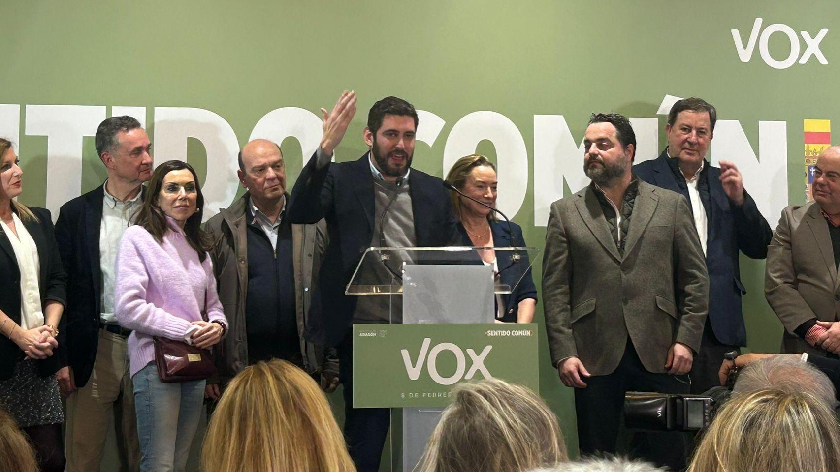 Nolasco tras conocer los resultados de las elecciones en Aragón.