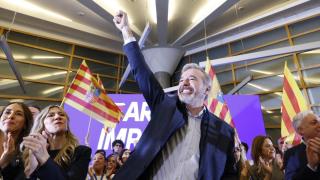 Jorge Azcón, en su primera intervención tras las elecciones