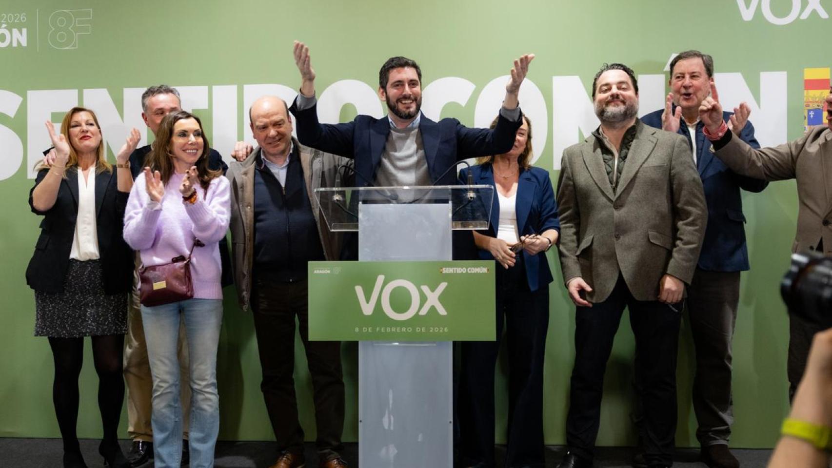 Nolasco tras conocer los resultados de las elecciones en Aragón.