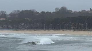 Playa de Samil, en Vigo, a 7 de febrero de 2025