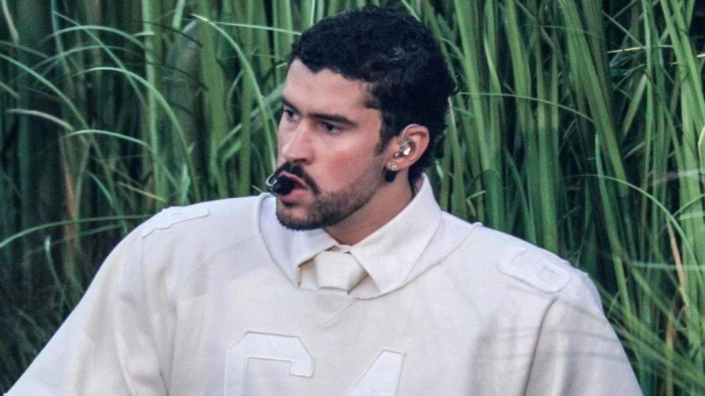 Bad Bunny en el 'show' de medio tiempo de la Super Bowl.