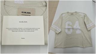 Detalle de Bad Bunny con el equipo de Zara tras el show de la Super Bowl 2026