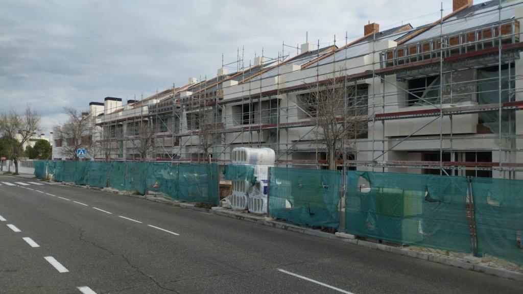 Viviendas en construcción.