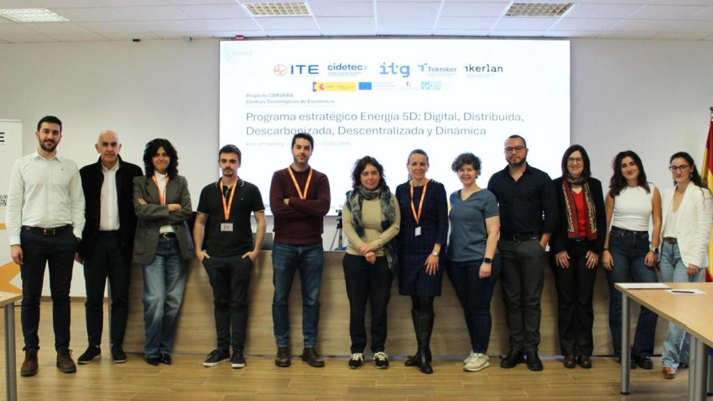 ITG impulsa la red estatal R5DES para avanzar en la energía inteligente del futuro junto a ITE, Cidetec, Tekniker e Ikerlan