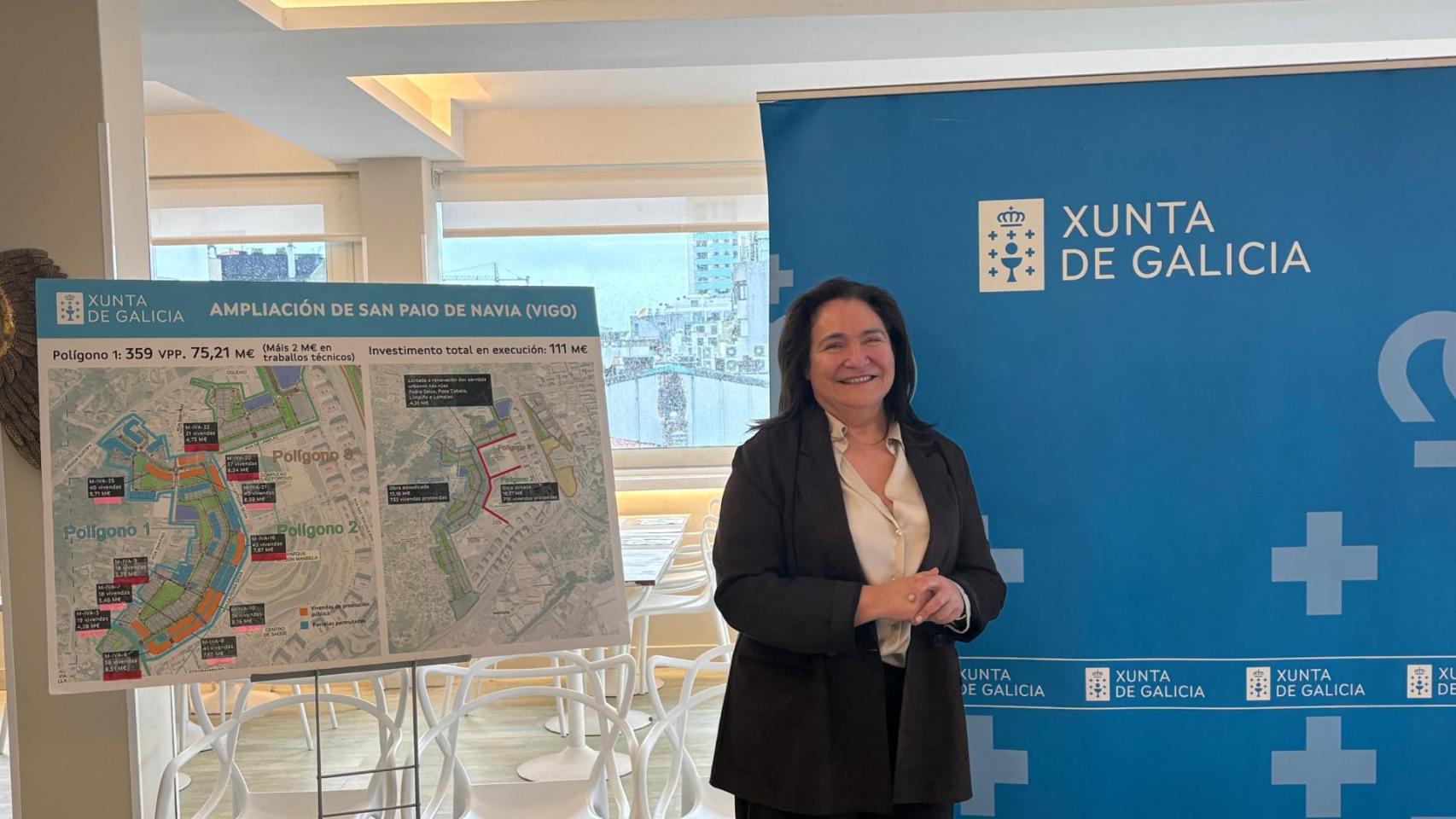 La delegada de la Xunta en Vigo, Ana Ortiz.