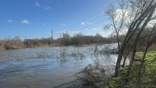 Imagen del río Jarama a su paso por Arganda del Rey (Madrid).