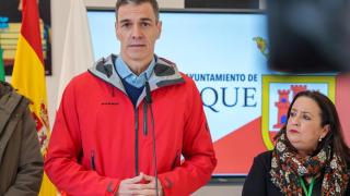 Pedro Sánchez, en visita a Andalucía tras el temporal.