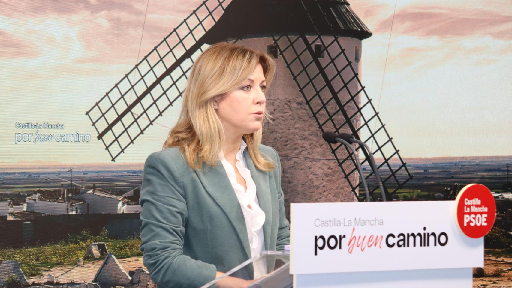 Ana Isabel Abengózar, portavoz del grupo socialista en las Cortes de Castilla-La Mancha.