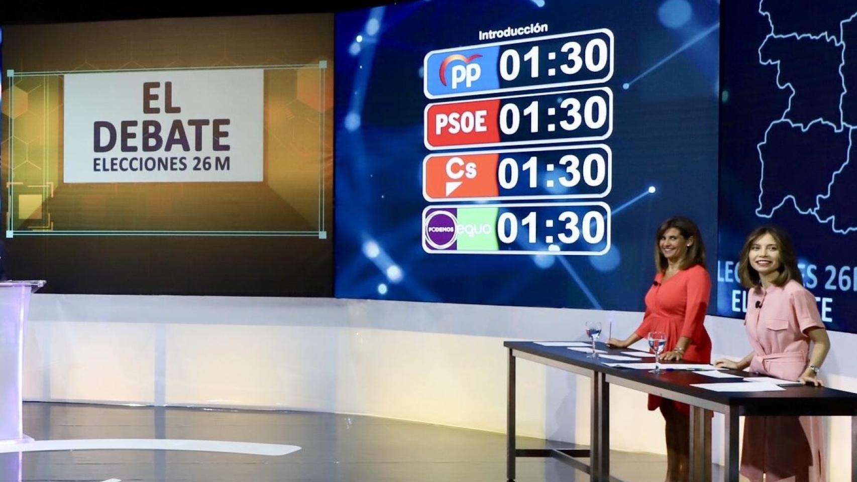 Debate electoral en Castilla y León en una foto de archivo