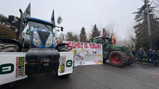 Columna de León rumbo a Madrid