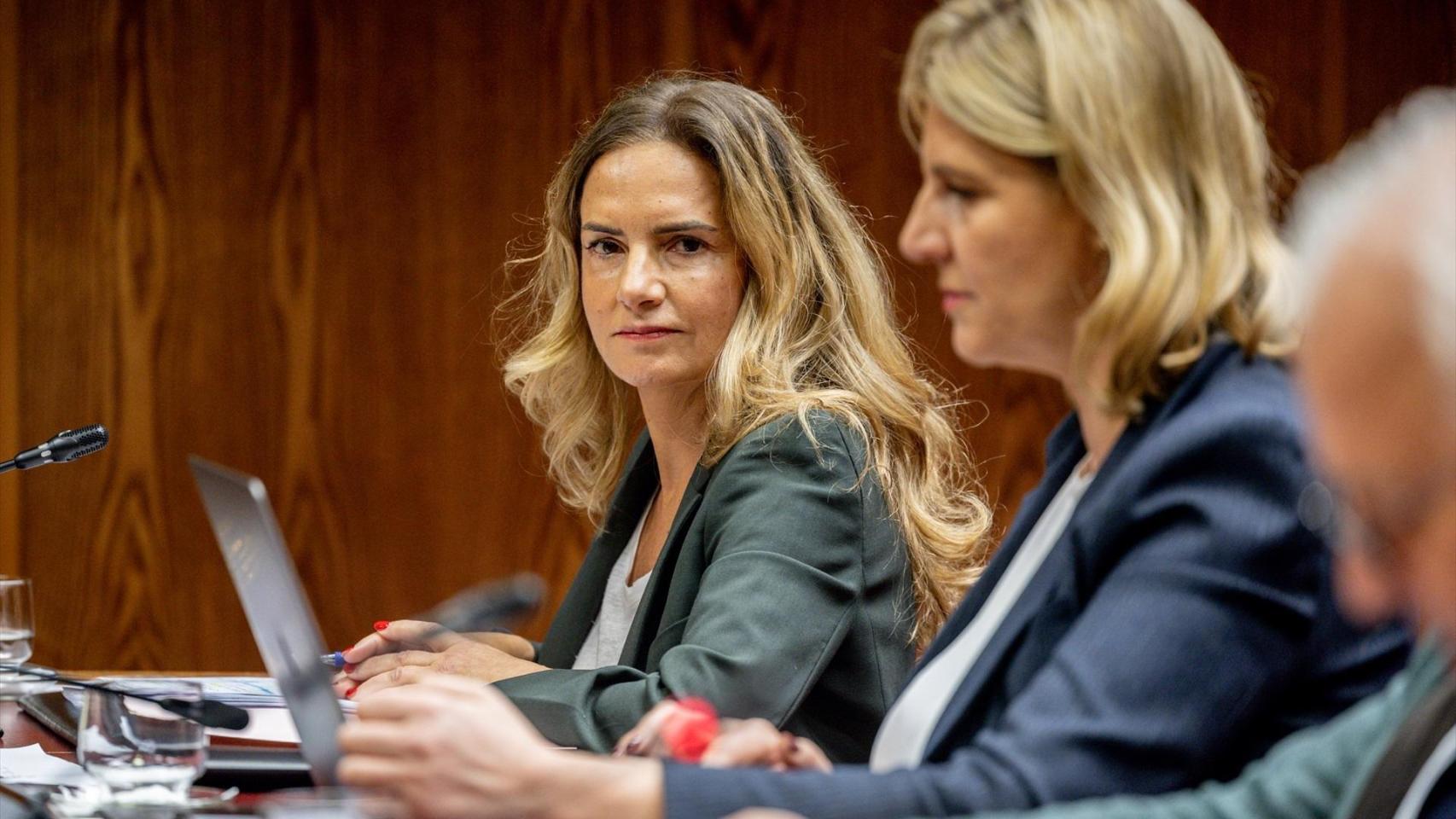 La secretaria de Estado para Iberoamérica, Susana Sumelzo, en su comparecencia ante la Comisión de Investigación del ‘caso Koldo’.