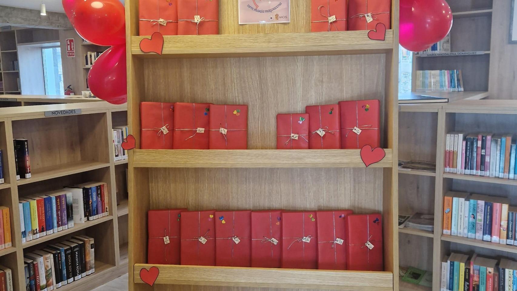 San Valentín literario: Cita a ciegas con los libros, en la Biblioteca de Mos (Pontevedra)