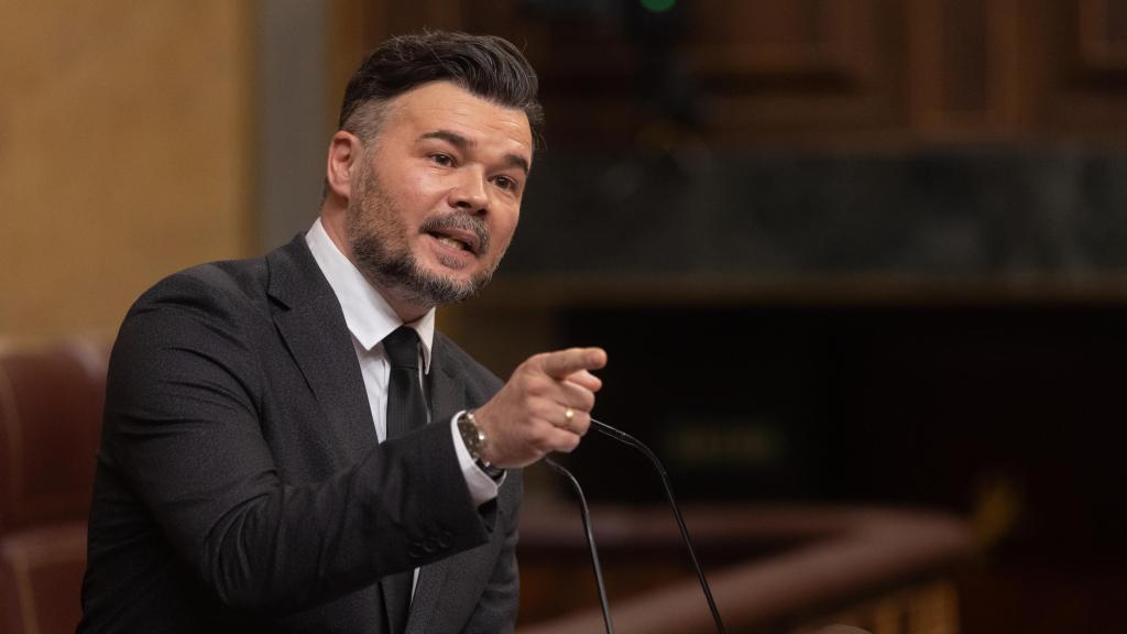 Gabriel Rufián, portavoz de ERC en el Congreso.