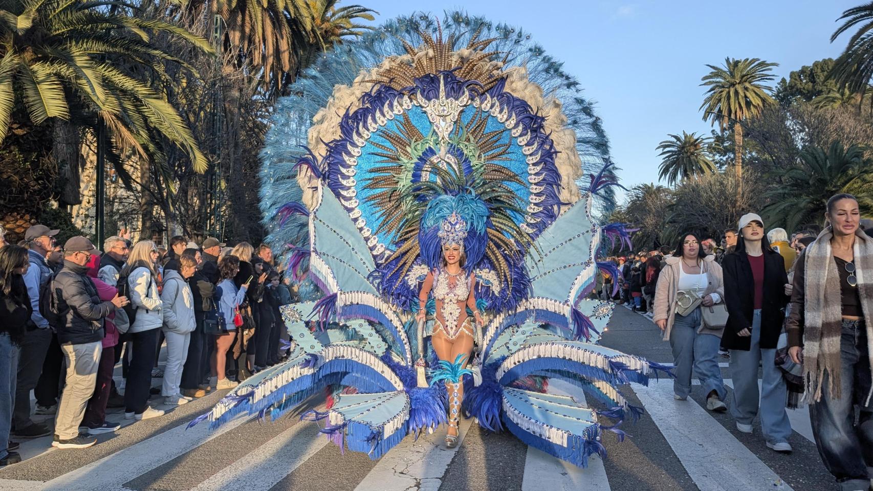 Una fantasía en el desfile del pasado domingo.
