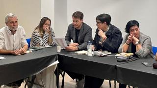 Jorge Pueyo, durante el Consello Nazional de CHA