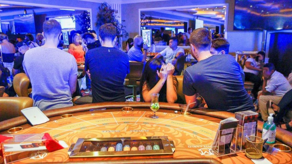 Fotografía de archivo de un casino.