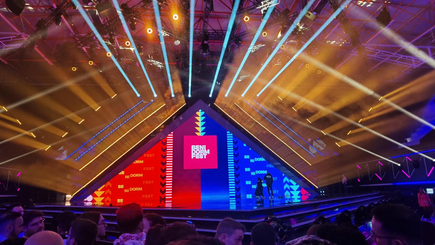 El escenario del Benidorm Fest en la edición de 2025.