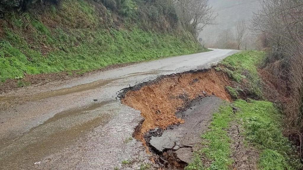 Imagen del socavón.