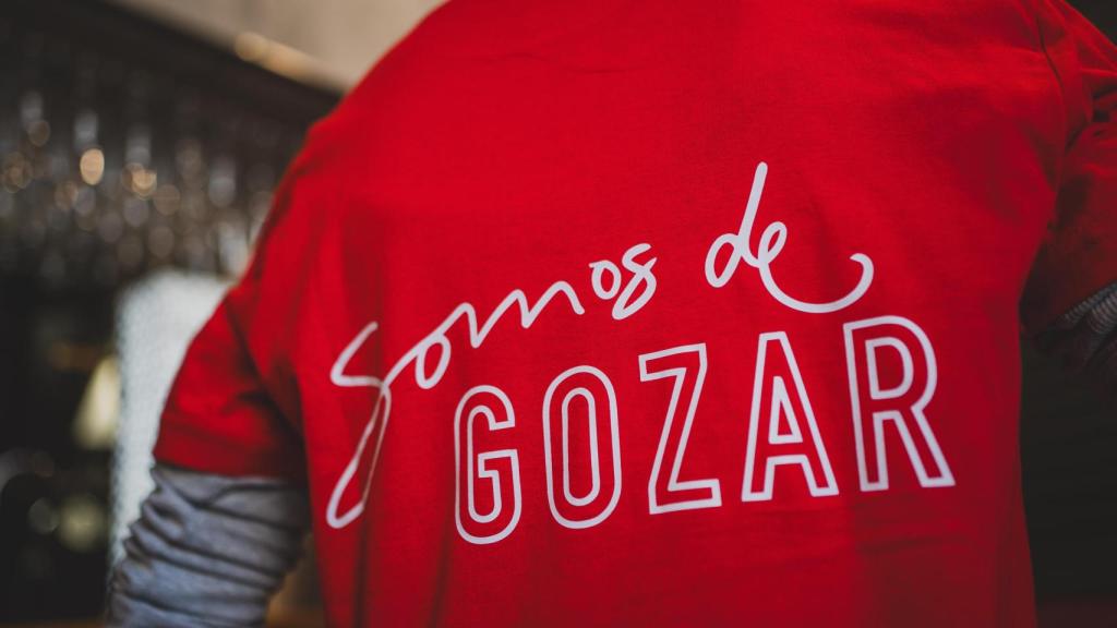 Camiseta del equipo de Gozar.