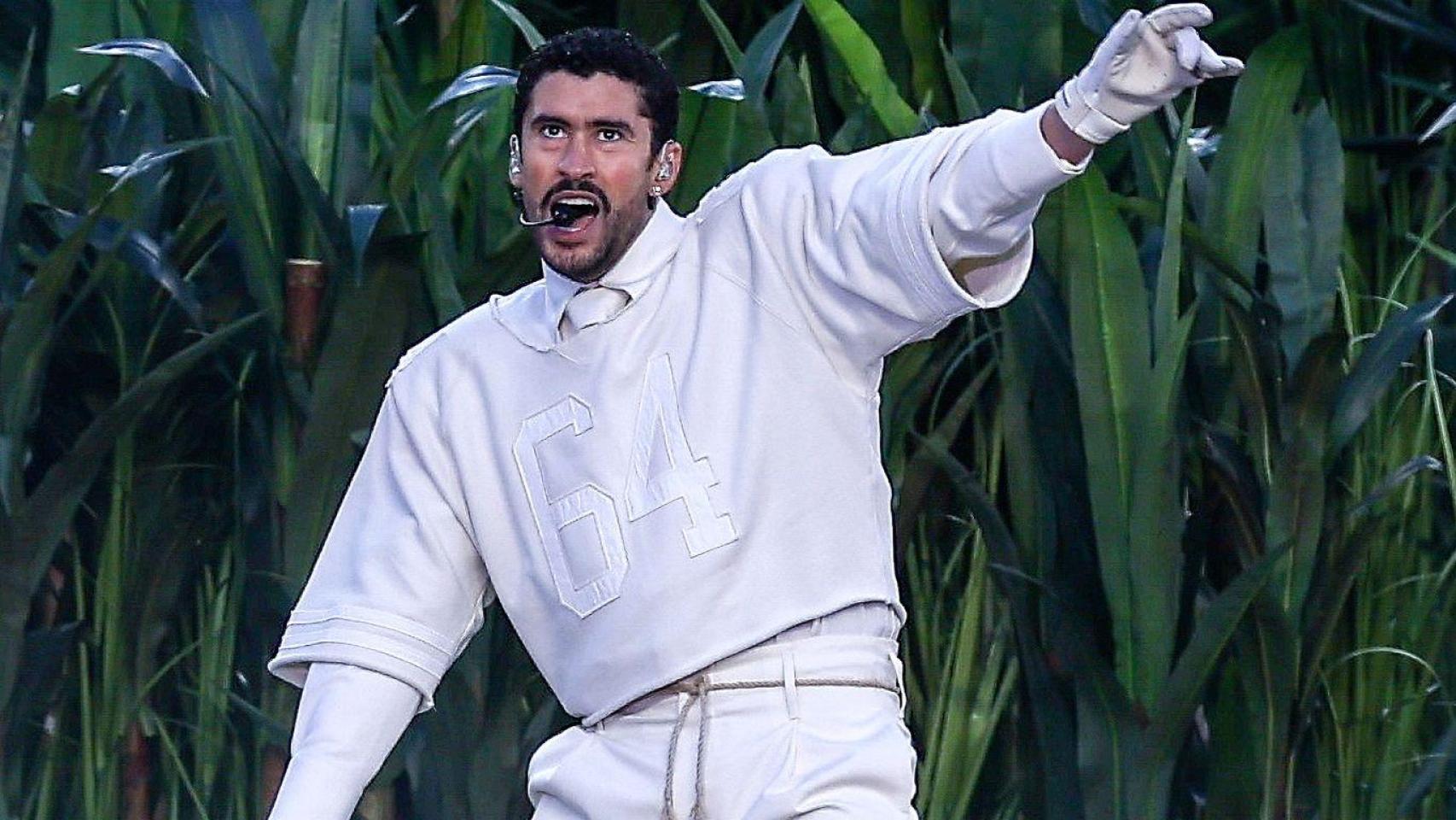 Bad Bunny, en el show de medio tiempo del Super Bowl LX.