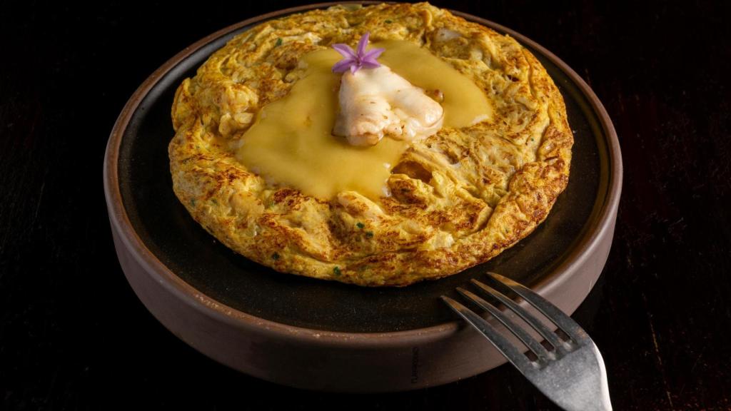 Una tortilla de kokotxas digna de campeonato.