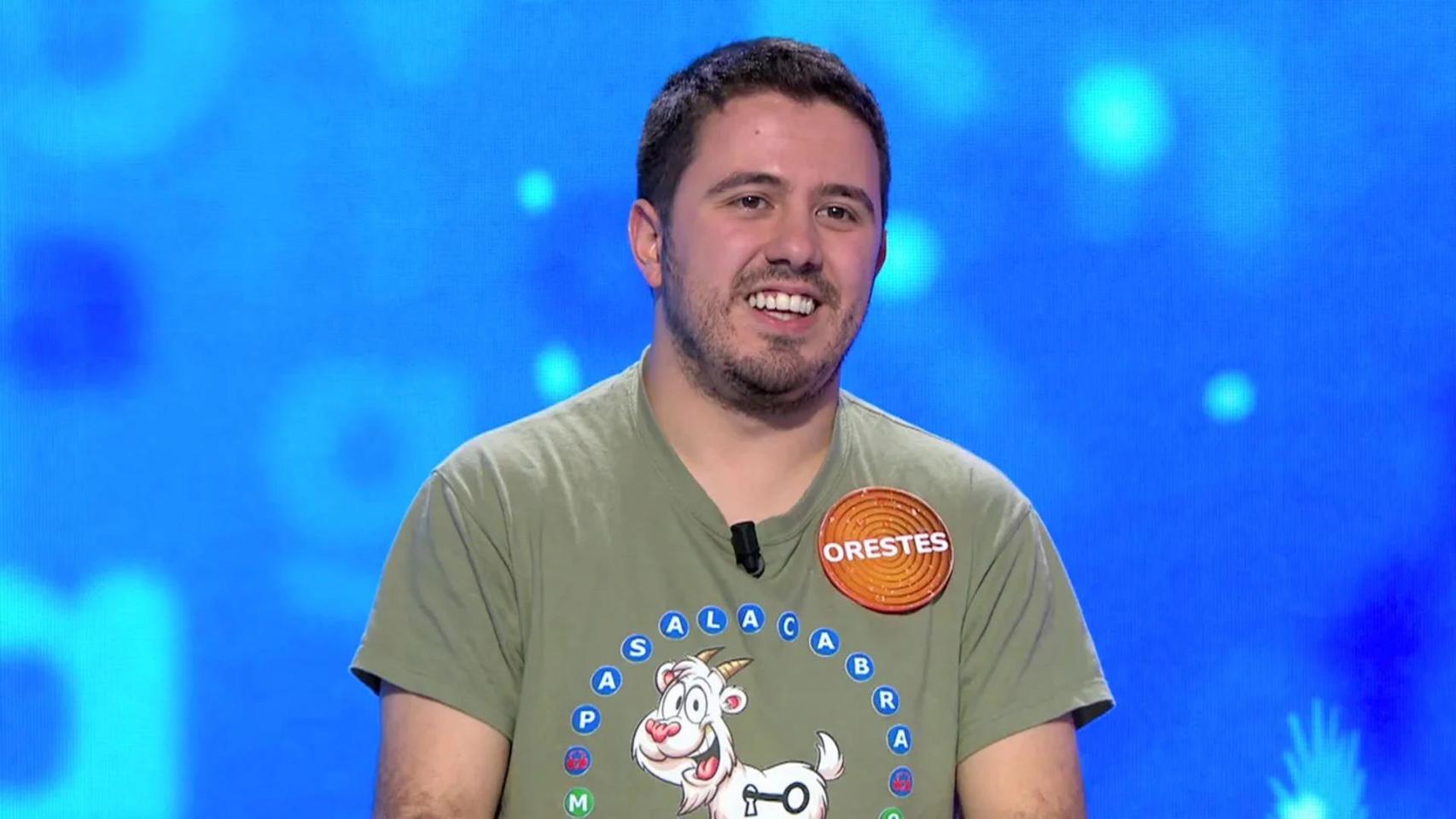 Orestes Barbero, uno de los concursantes legendarios de 'Pasapalabra'.