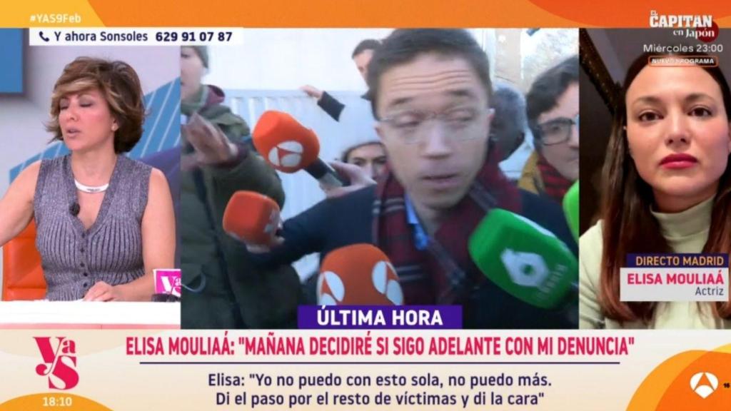 Fotograma de 'y ahora Sonsoles' donde aparecen Sonsoles Ónega y Elisa Mouliaá