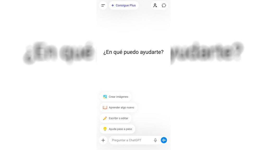 Imagen de ChatGPT en un móvil Android sin anuncios