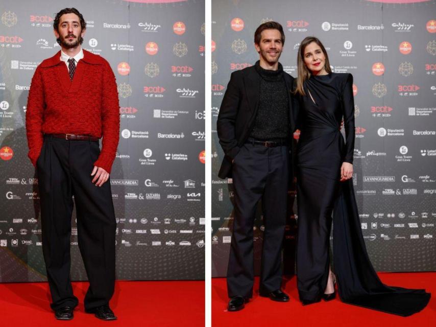 Mac Clotet, Natalia Sánchez y Enric Auquer, en la alfombra roja.