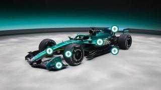 El diseño del Aston Martin AMR26 de Fernando Alonso y Lance Stroll.