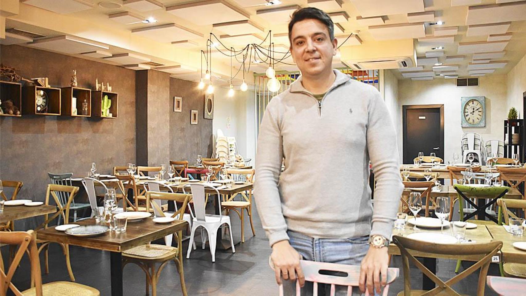 Rodrigo Herrero atiende a EL ESPAÑOL de Castilla y León en el HacheQú.