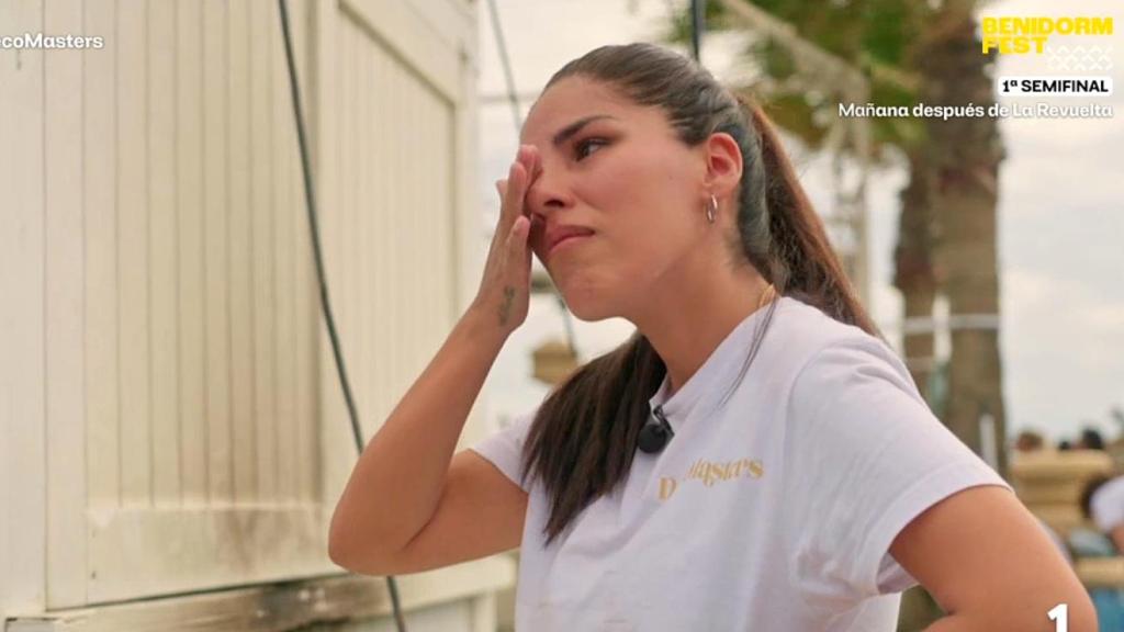 Isa Pantoja se derrumba en la tercera entrega de 'DecoMasters'.