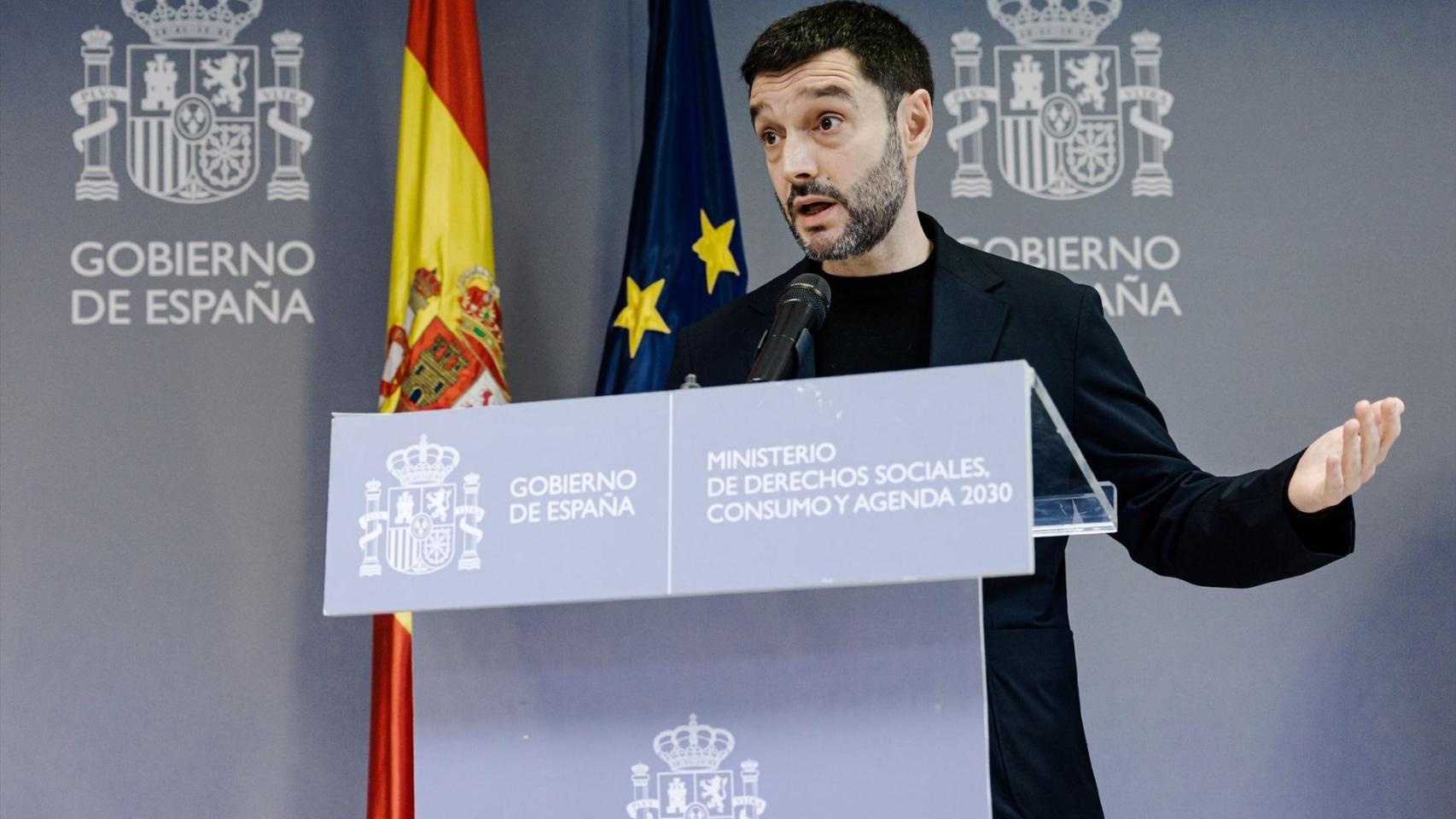 El ministro de Derechos Sociales, Consumo y Agenda 2030, Pablo Bustinduy, en una imagen de archivo.