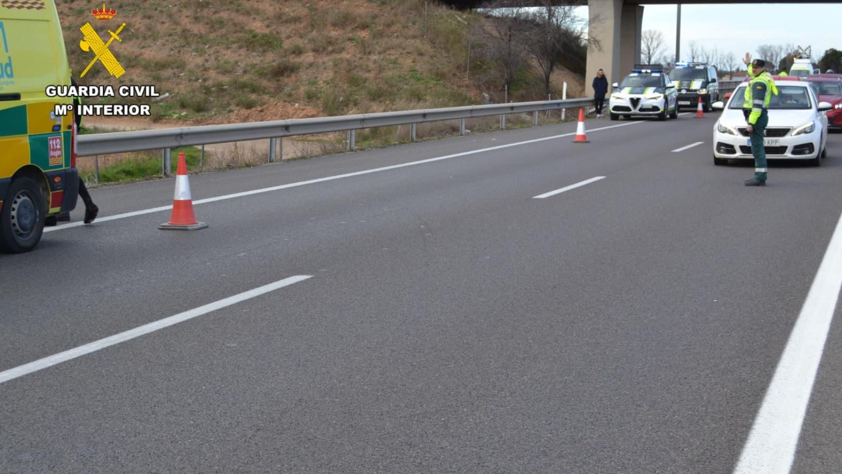 Dos ciclistas atropellados en Utebo