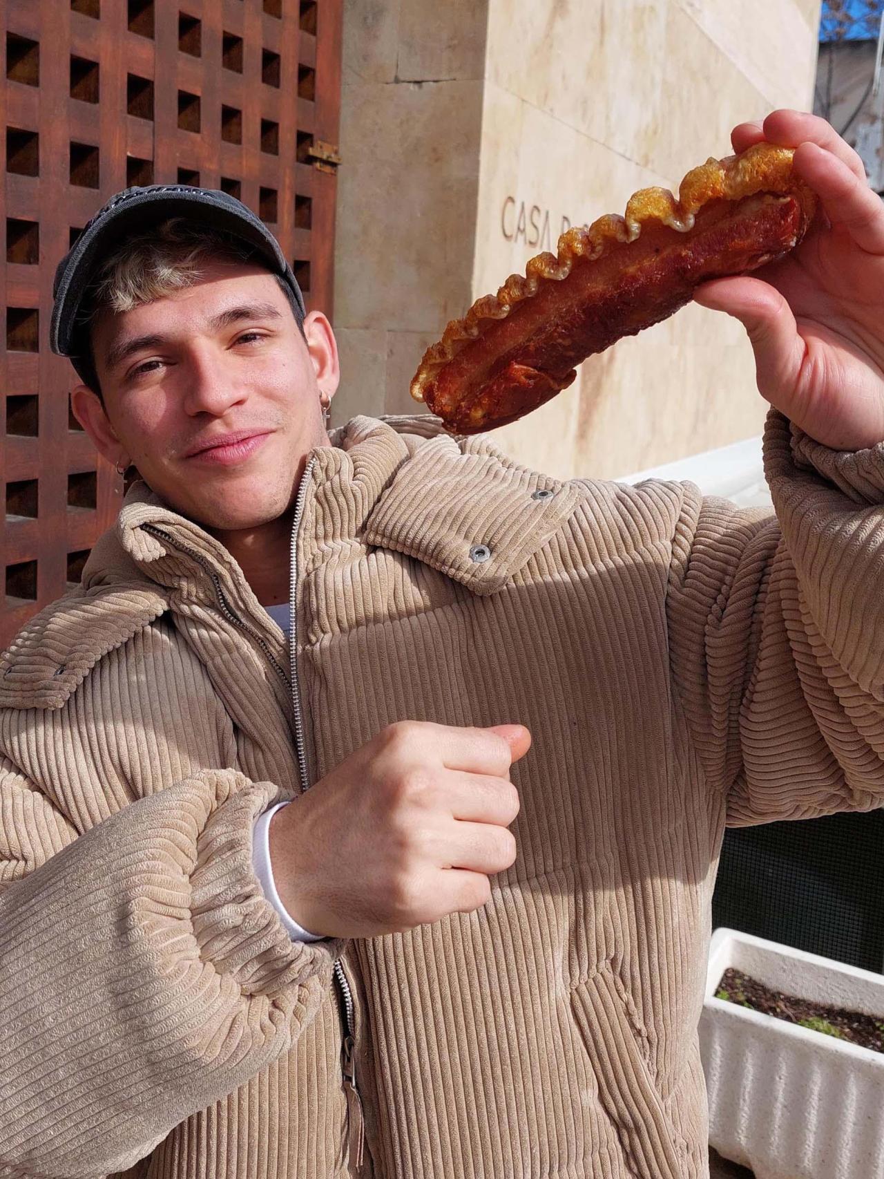Yeicar Molina, ganador del Mejor Torrezno Madrid.