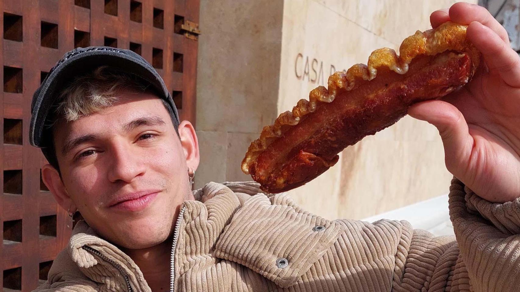 Yeicar Molina, ganador del Mejor Torrezno Madrid.