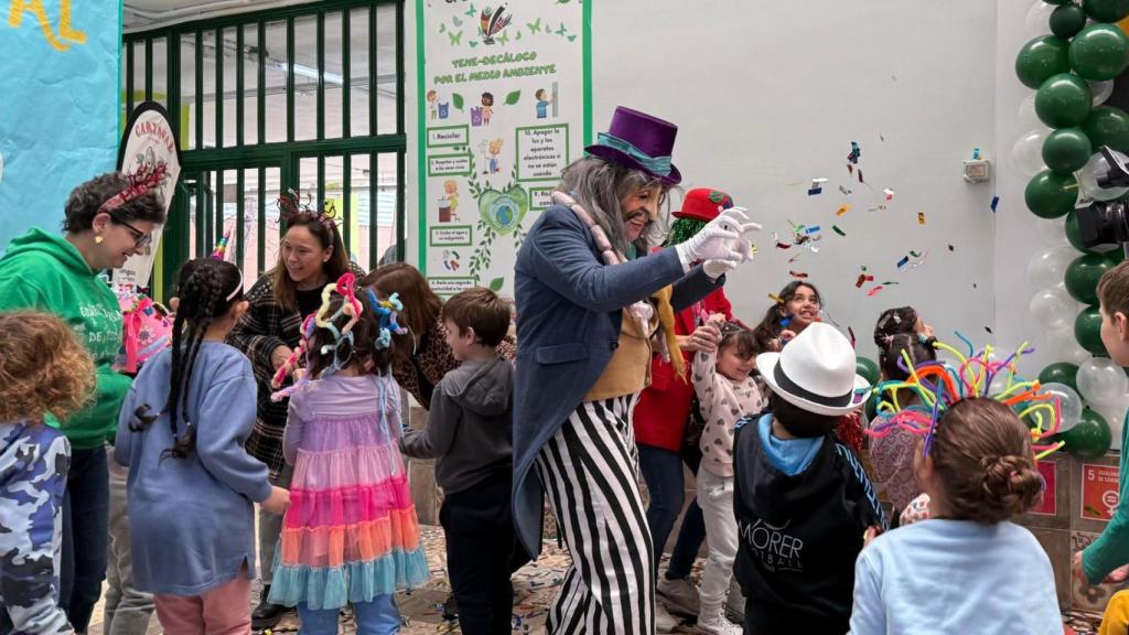 Niños disfrazados en Zaragoza.