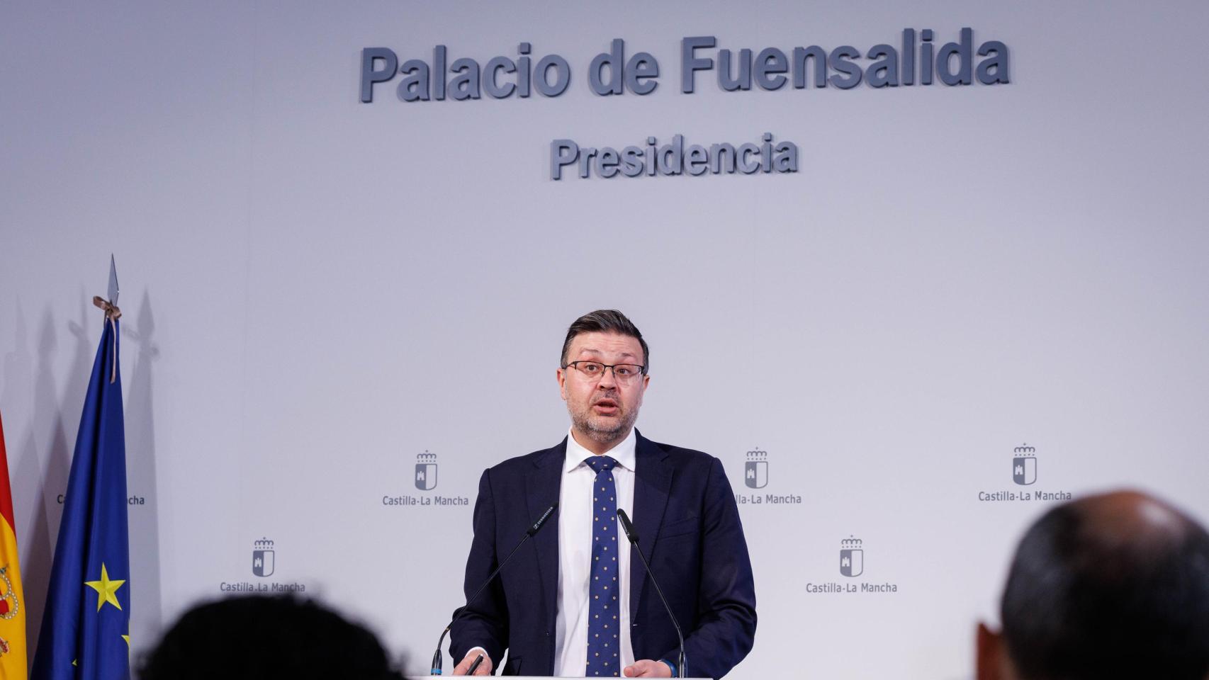 Amador Pastor en rueda de prensa.