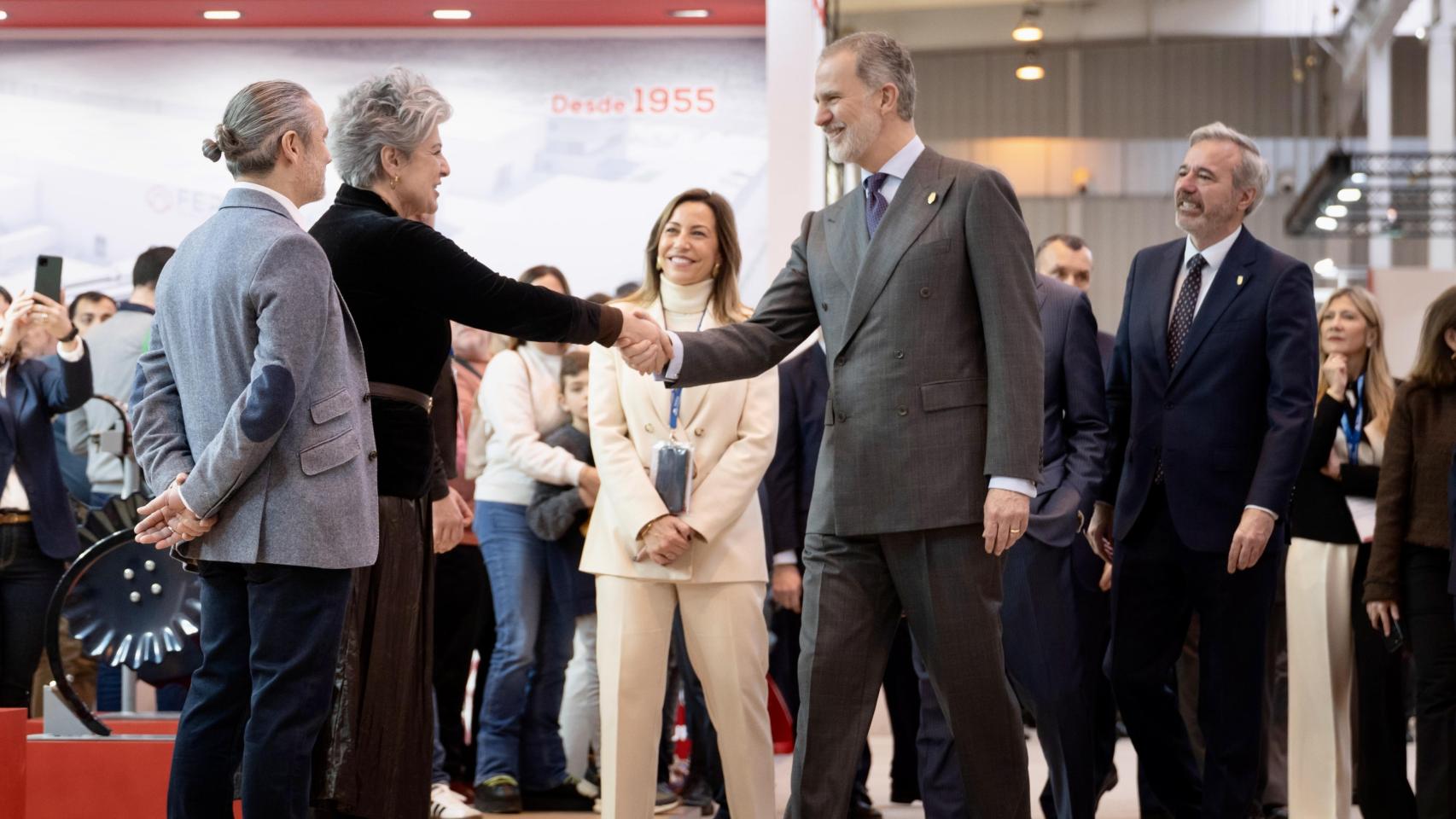 El Rey Felipe VI inaugura FIMA 2026 acompañado de Jorge Azcón, Luis Planas y Natalia Chueca