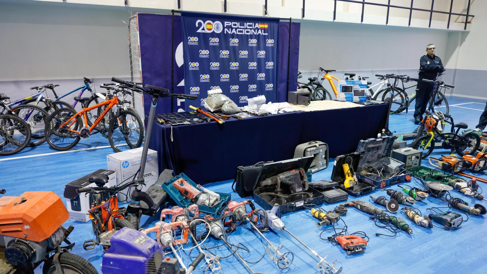 Material incautado en esta operación.