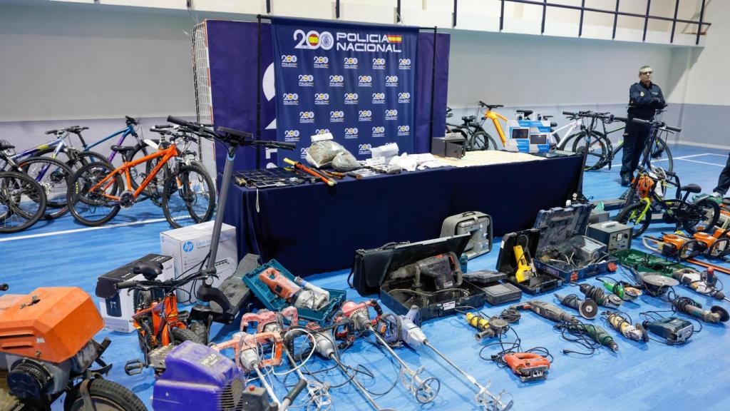 Material incautado en esta operación.