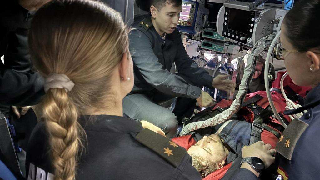 Entrenamiento de MEDEVAC en el H-135