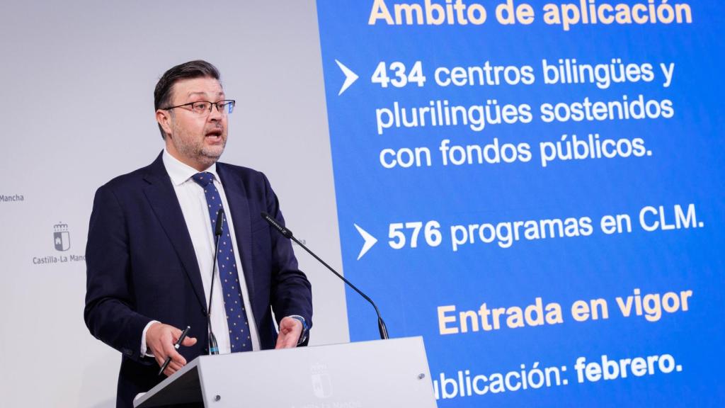 Amador Pastor, consejero de Educación de Castilla-La Mancha. Foto: JCCM.