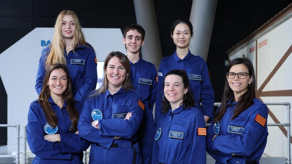 Algunas de las integrantes del grupo que protagonizará la misión Hypatia III en 2027.