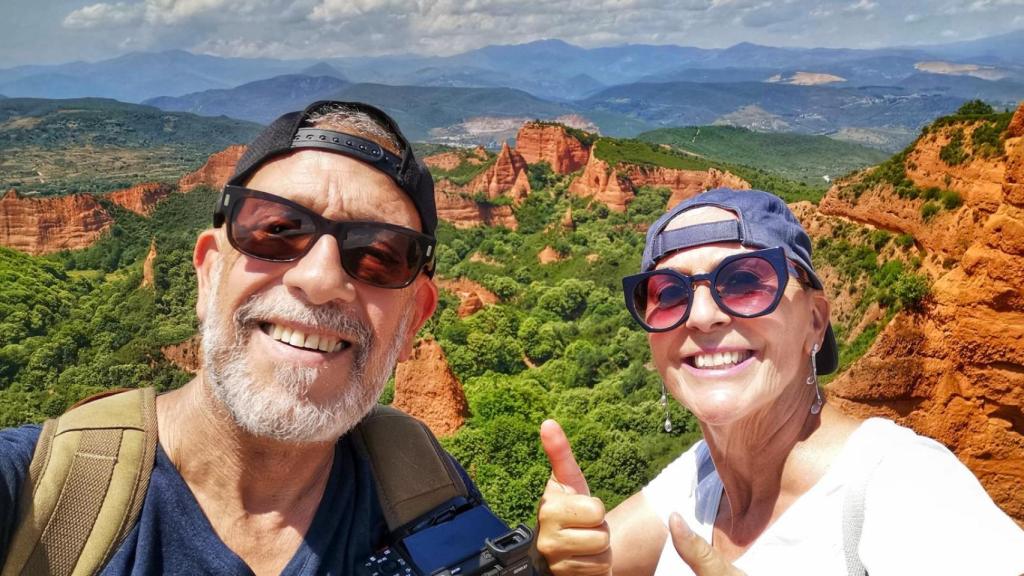 Uno de sus múltiples viajes.