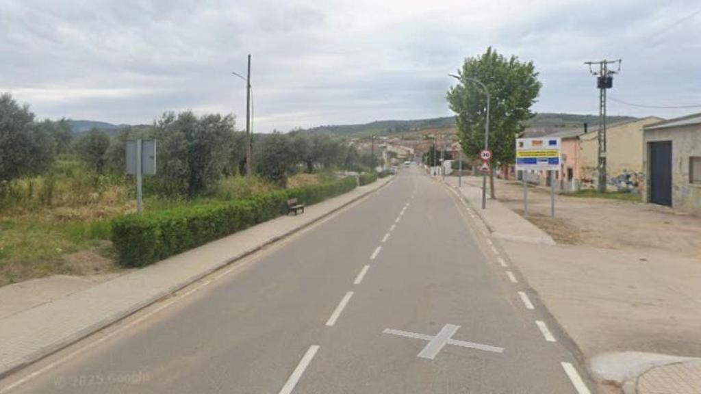 La calle Real, en Belvís de la Jara. Imagen de Google Maps.