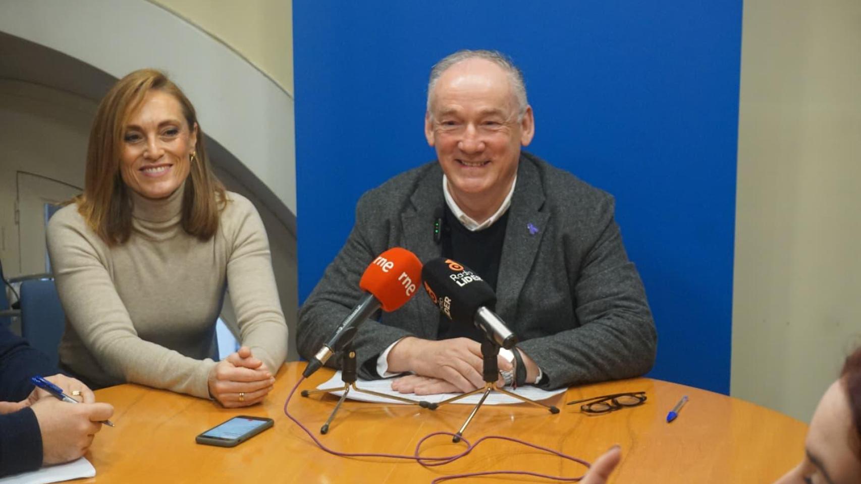 Miguel Lorenzo esta mañana en rueda de prensa.