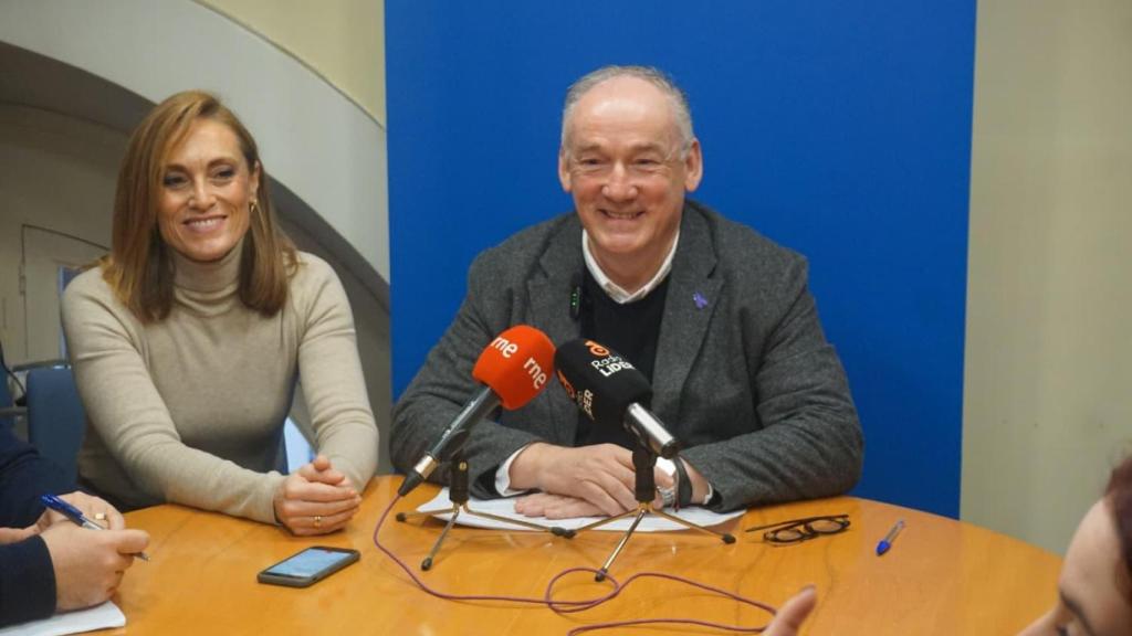 Miguel Lorenzo esta mañana en rueda de prensa.