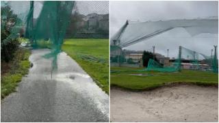 Imagen de algunos daños en redes perimetrales.